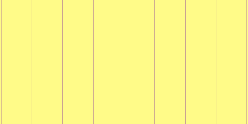 #fffa13 (50%), #caa393 vertical lines, two pixels wide, ninety-seven pixels apart