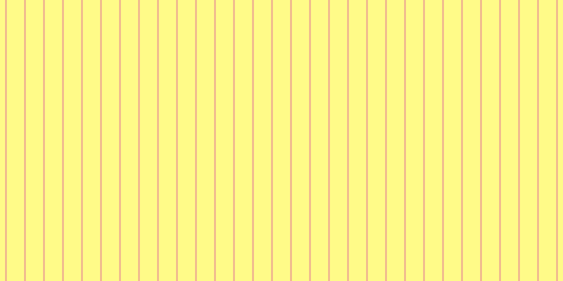 #fffa13 (50%), #eba393 vertical lines, two pixels wide, twenty-five pixels apart