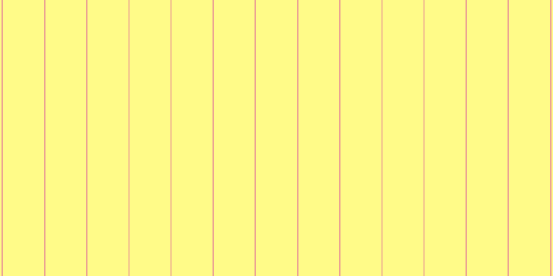 #fffa13 (50%), #eba393 vertical lines, two pixels wide, fifty-nine pixels apart