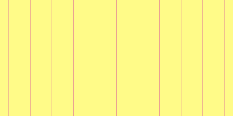 #fffa13 (50%), #eba393 vertical lines, two pixels wide, seventy-two pixels apart