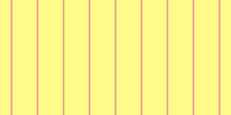 #fffa13 (50%), #eba393 vertical lines, six pixels wide, eighty-four pixels apart