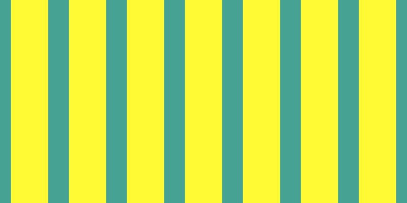 #fffa34, #46a393 vertical lines, forty-one pixels wide, seventy-three pixels apart