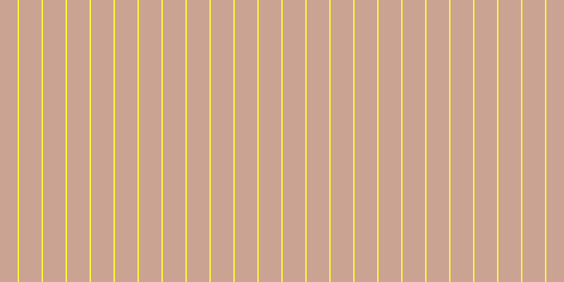 #fffa34, #caa393 vertical lines, thirty-two pixels wide, two pixels apart
