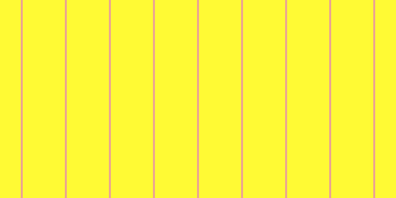 #fffa34, #eba393 vertical lines, four pixels wide, eighty-five pixels apart
