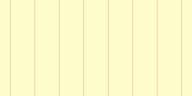 #fffa34 (25%), #eba393 vertical lines, two pixels wide, one hundred pixels apart