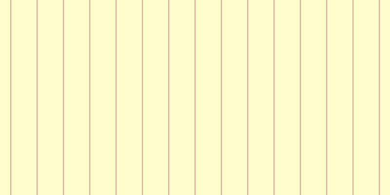 #fffa34 (25%), #eba393 vertical lines, two pixels wide, fifty-two pixels apart