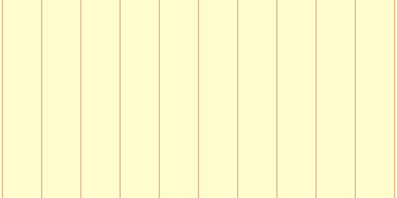 #fffa34 (25%), #eba393 vertical lines, two pixels wide, seventy-seven pixels apart