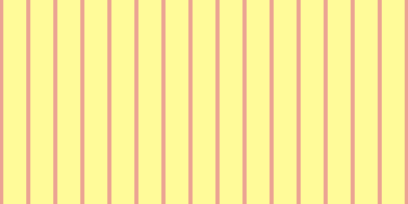 #fffa34 (50%), #eba393 vertical lines, eight pixels wide, forty-five pixels apart