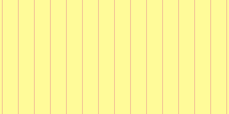 #fffa34 (50%), #eba393 vertical lines, two pixels wide, fifty-four pixels apart