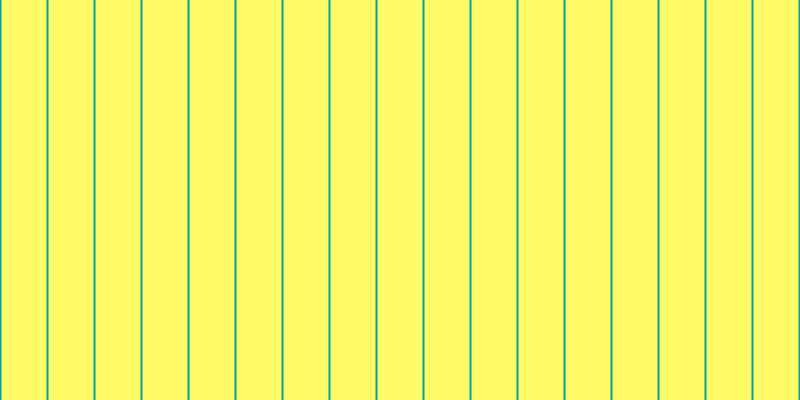 #fffa34 (75%), #04a393 vertical lines, two pixels wide, forty-five pixels apart