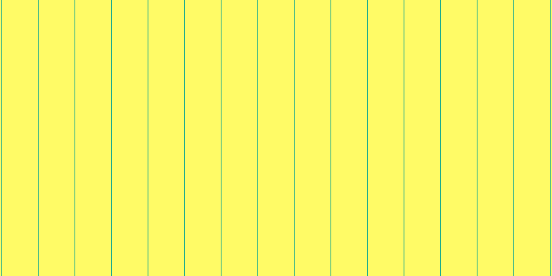 #fffa34 (75%), #04a393 vertical lines, one pixels wide, fifty-two pixels apart