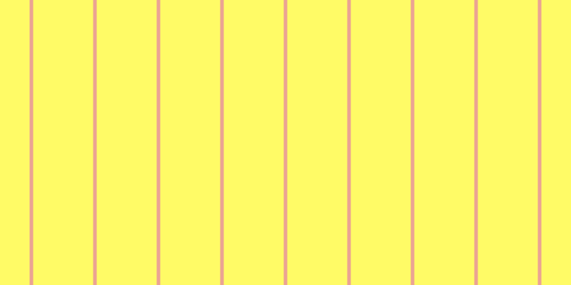 #fffa34 (75%), #eba393 vertical lines, five pixels wide, eighty-four pixels apart