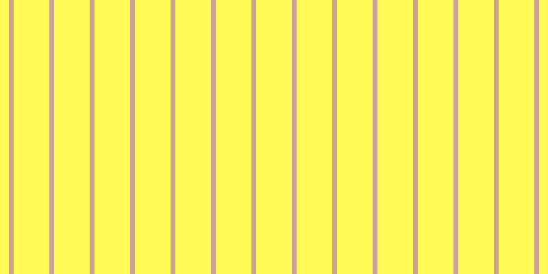 #fffa55, #caa393 vertical lines, seven pixels wide, fifty-two pixels apart