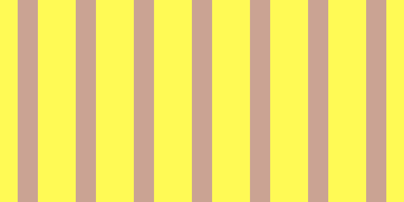 #fffa55, #caa393 vertical lines, forty pixels wide, seventy-five pixels apart