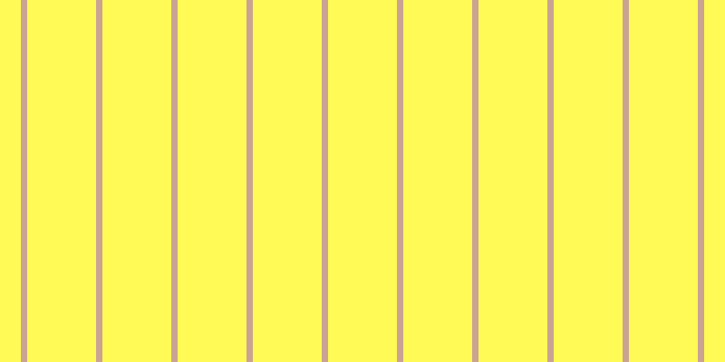 #fffa55, #caa393 vertical lines, seven pixels wide, seventy-six pixels apart