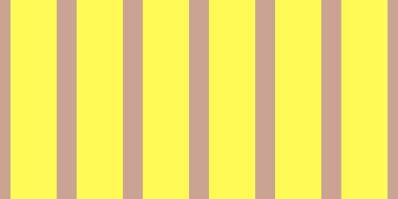 #fffa55, #caa393 vertical lines, forty pixels wide, ninety-three pixels apart