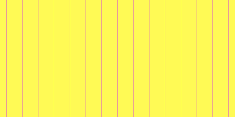 #fffa55, #eba393 vertical lines, two pixels wide, fifty-two pixels apart
