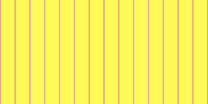 #fffa55, #eba393 vertical lines, five pixels wide, fifty-two pixels apart