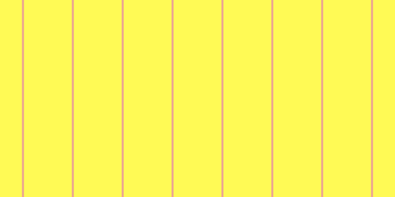 #fffa55, #eba393 vertical lines, four pixels wide, ninety-seven pixels apart