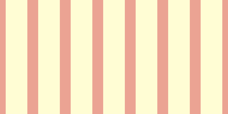 #fffa55 (25%), #eba393 vertical lines, thirty-eight pixels wide, seventy-six pixels apart
