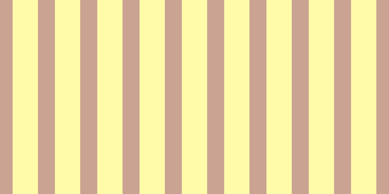 #fffa55 (50%), #caa393 vertical lines, thirty-five pixels wide, fifty-two pixels apart