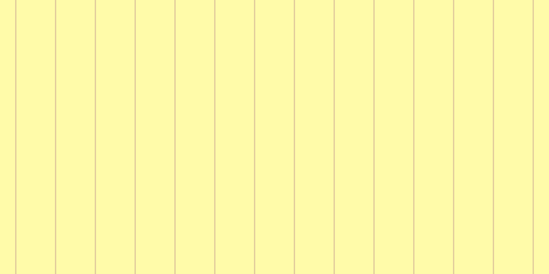 #fffa55 (50%), #caa393 vertical lines, one pixels wide, fifty-seven pixels apart