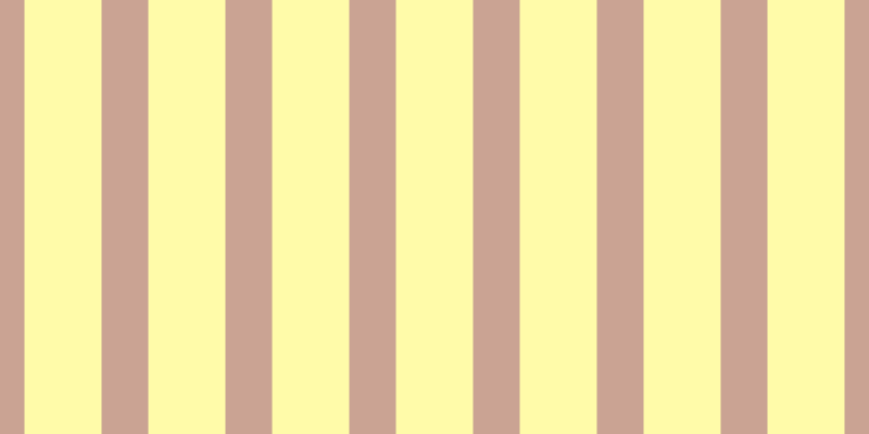 #fffa55 (50%), #caa393 vertical lines, forty-three pixels wide, seventy-one pixels apart