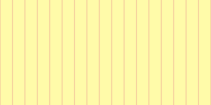 #fffa55 (50%), #eba393 vertical lines, two pixels wide, forty-five pixels apart