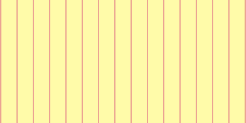 #fffa55 (50%), #eba393 vertical lines, four pixels wide, forty-nine pixels apart