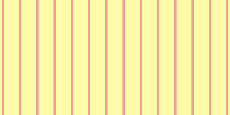 #fffa55 (50%), #eba393 vertical lines, eight pixels wide, fifty-two pixels apart