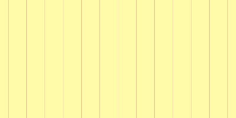 #fffa55 (50%), #eba393 vertical lines, one pixels wide, sixty-one pixels apart