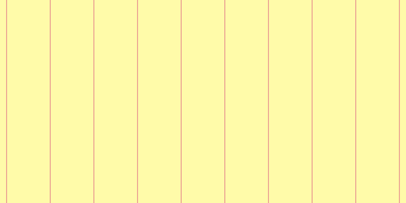 #fffa55 (50%), #eba393 vertical lines, two pixels wide, eighty-four pixels apart