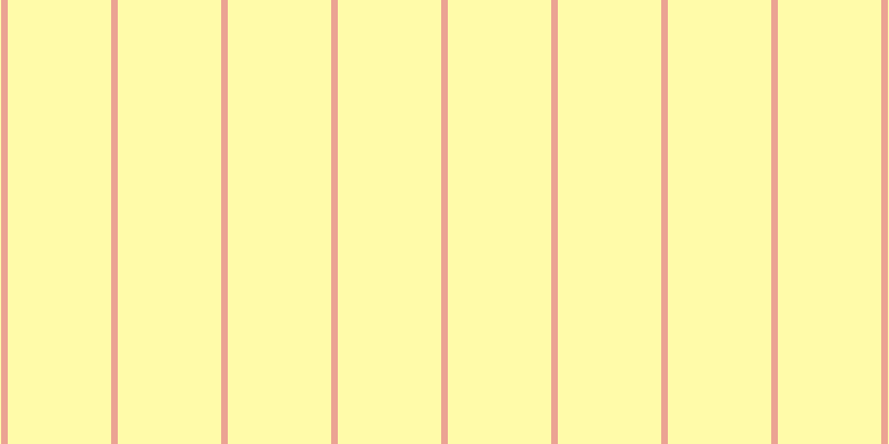 #fffa55 (50%), #eba393 vertical lines, six pixels wide, ninety-three pixels apart