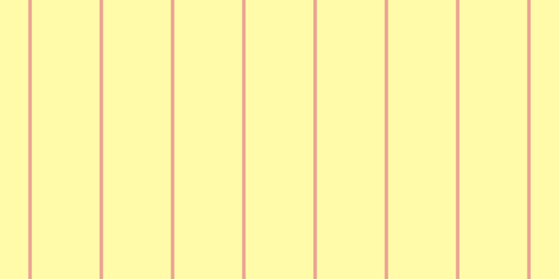 #fffa55 (50%), #eba393 vertical lines, five pixels wide, ninety-seven pixels apart