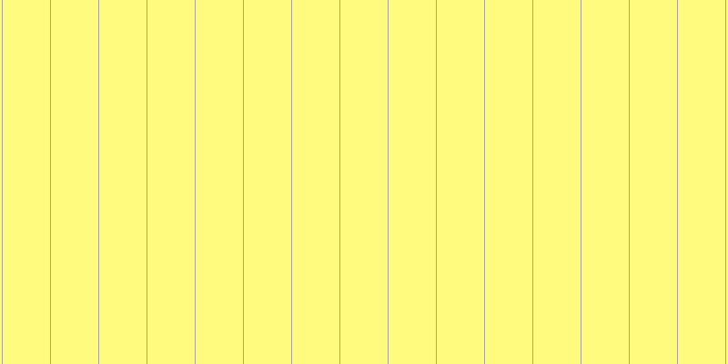 #fffa55 (75%), #a9a393 vertical lines, one pixels wide, fifty-two pixels apart