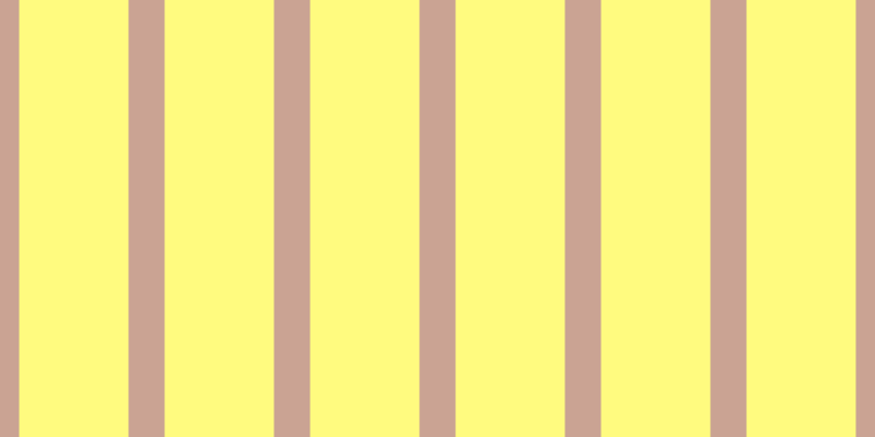 #fffa55 (75%), #caa393 vertical lines, thirty-three pixels wide, one hundred pixels apart