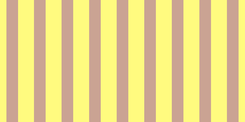 #fffa55 (75%), #caa393 vertical lines, thirty-eight pixels wide, fifty-two pixels apart