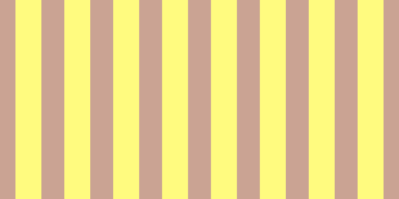 #fffa55 (75%), #caa393 vertical lines, forty-six pixels wide, fifty-two pixels apart