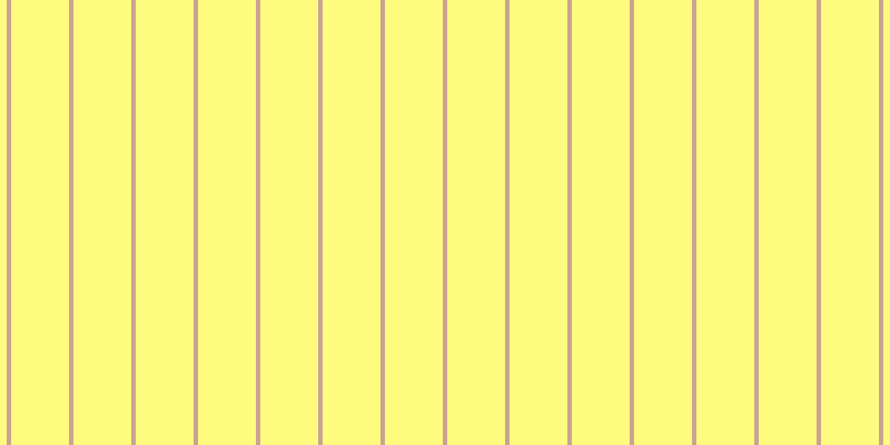 #fffa55 (75%), #caa393 vertical lines, four pixels wide, fifty-two pixels apart