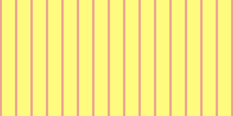 #fffa55 (75%), #eba393 vertical lines, eight pixels wide, forty-five pixels apart