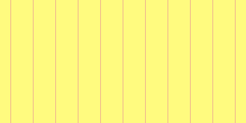 #fffa55 (75%), #eba393 vertical lines, two pixels wide, seventy-one pixels apart