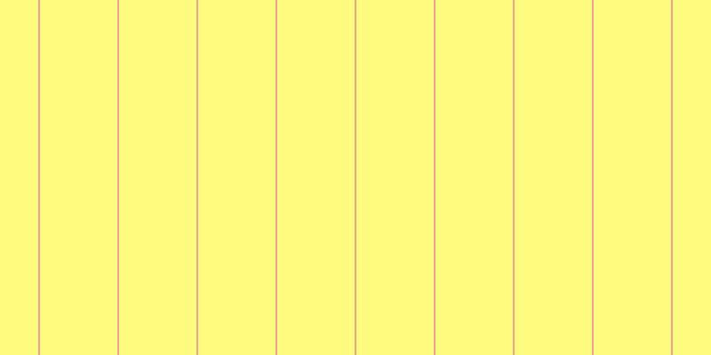 #fffa55 (75%), #eba393 vertical lines, two pixels wide, eighty-seven pixels apart