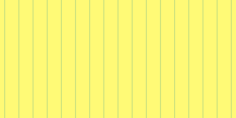 #fffa76, #46a393 vertical lines, one pixels wide, forty-seven pixels apart