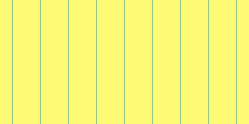 #fffa76, #46a393 vertical lines, two pixels wide, eighty-eight pixels apart