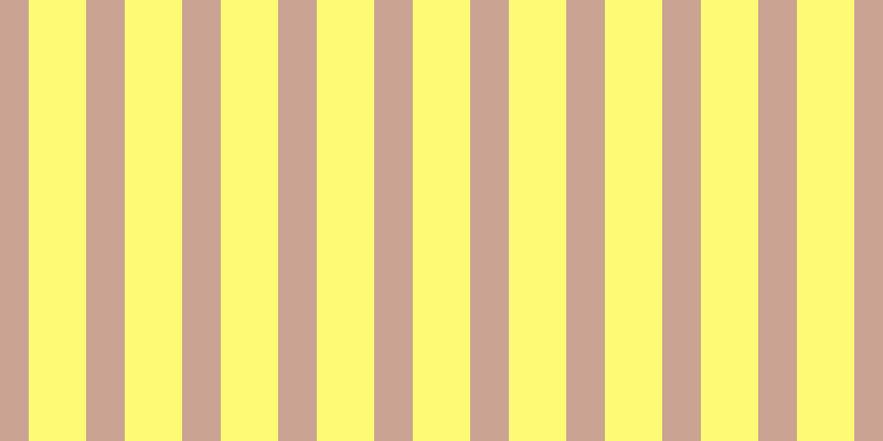 #fffa76, #caa393 vertical lines, thirty-five pixels wide, fifty-two pixels apart