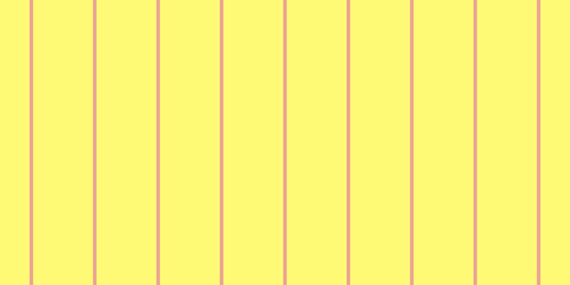 #fffa76, #eba393 vertical lines, five pixels wide, eighty-four pixels apart