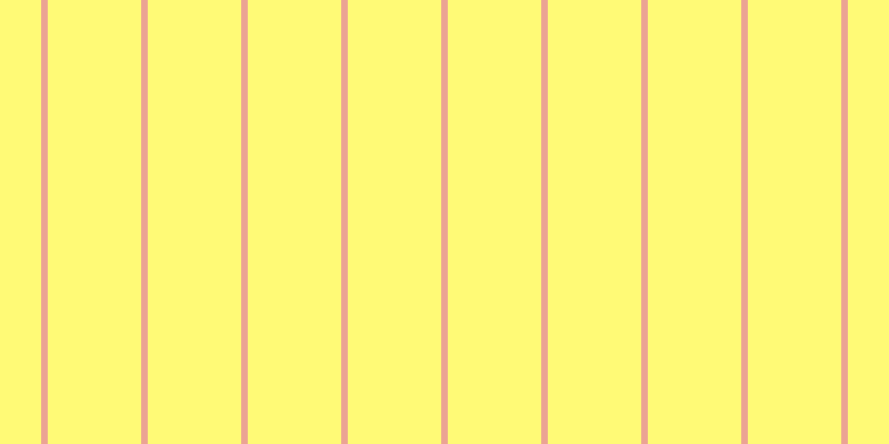 #fffa76, #eba393 vertical lines, six pixels wide, eighty-four pixels apart