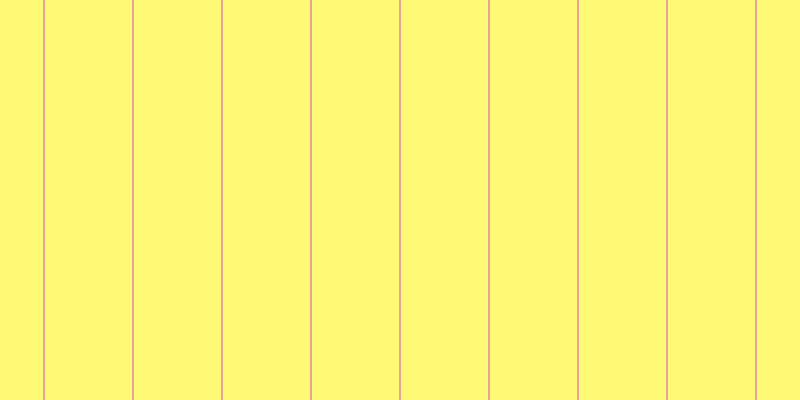 #fffa76, #eba393 vertical lines, two pixels wide, eighty-seven pixels apart