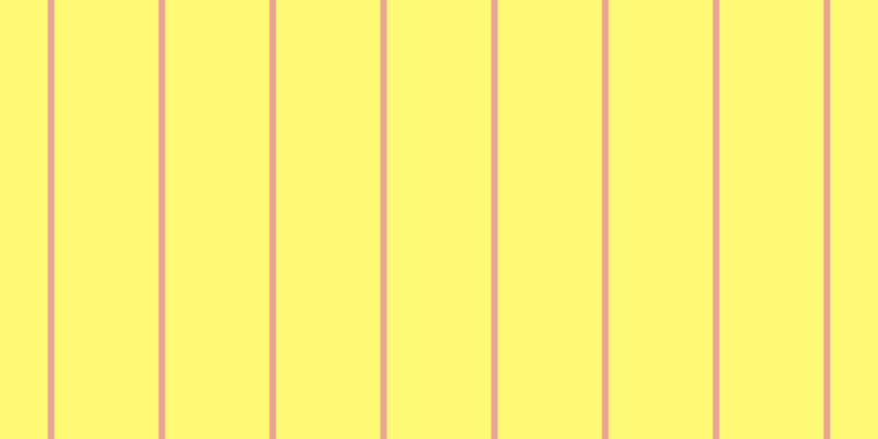 #fffa76, #eba393 vertical lines, six pixels wide, ninety-five pixels apart