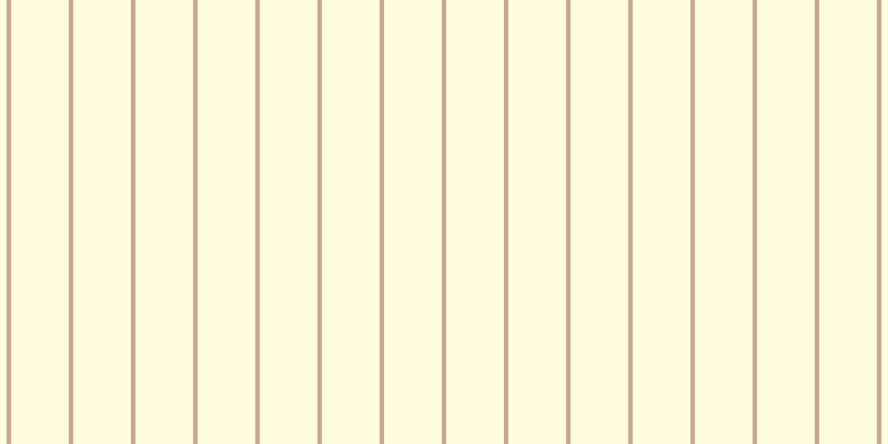 #fffa76 (25%), #caa393 vertical lines, four pixels wide, fifty-two pixels apart